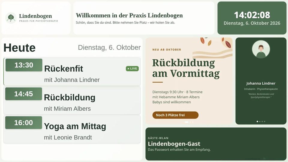 ScreenBridge: Produktaufnahme mit erfundenen Vorführdaten